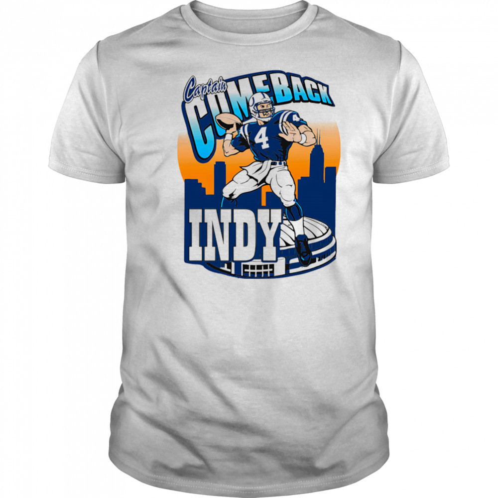 Captain Comeback Jim Harbaugh Indy football shirt
