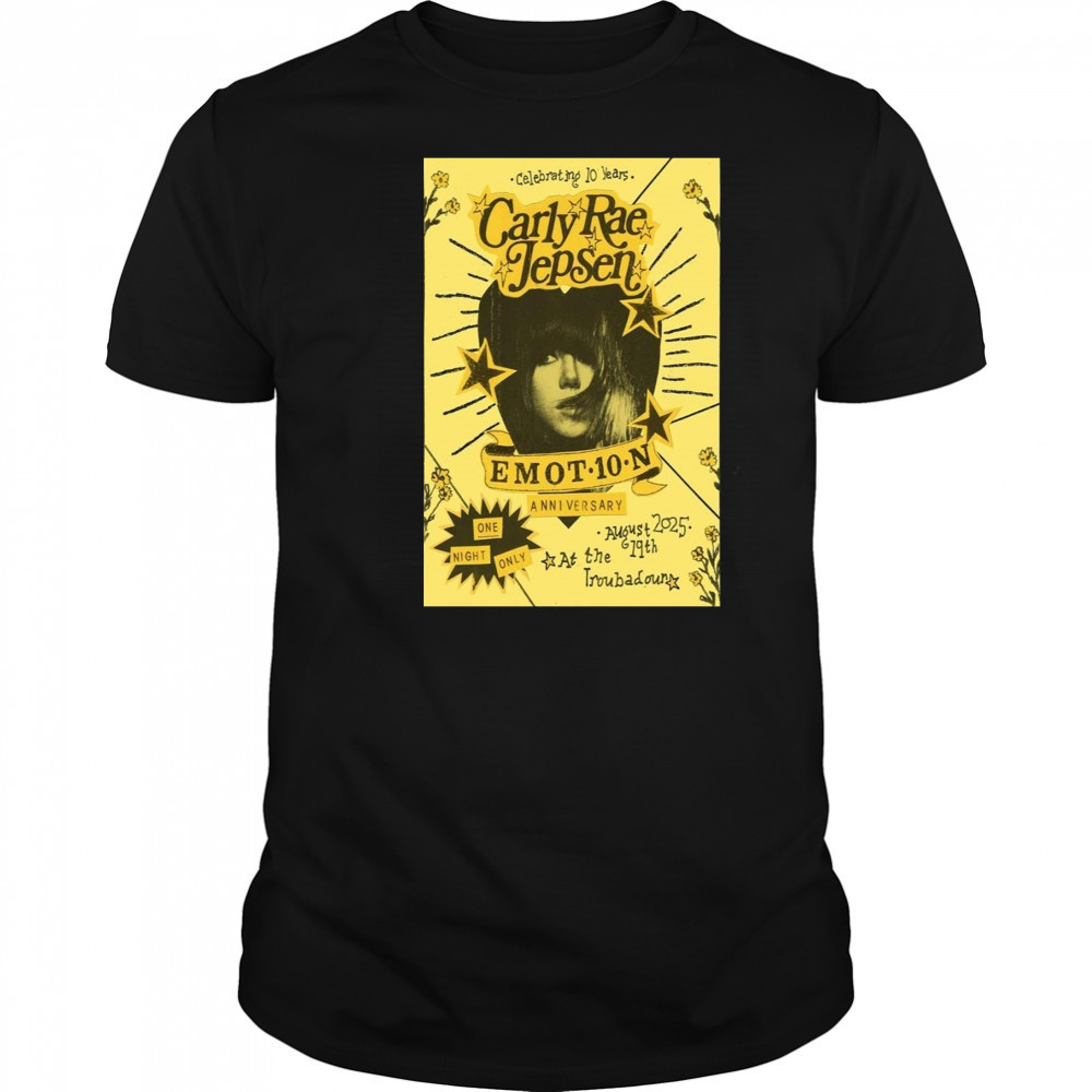 Carly Rae Jepsen Troubadour West Hollywood CA 2025 Poster T-Shirt