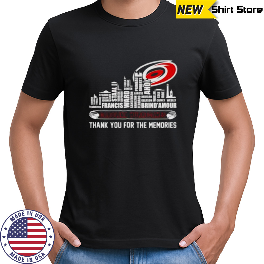 Carolina Hurricanes thank you for the memories shirt