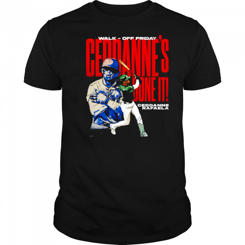 Ceddanne Rafaela Boston Walk Off graphic shirt