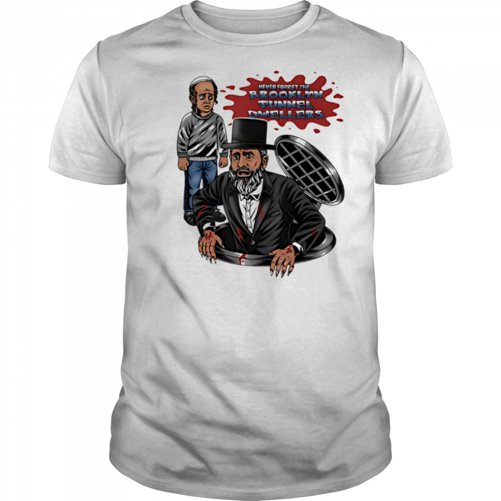 Chaotichermes wearing brooklyn tunnel dwellers shirt