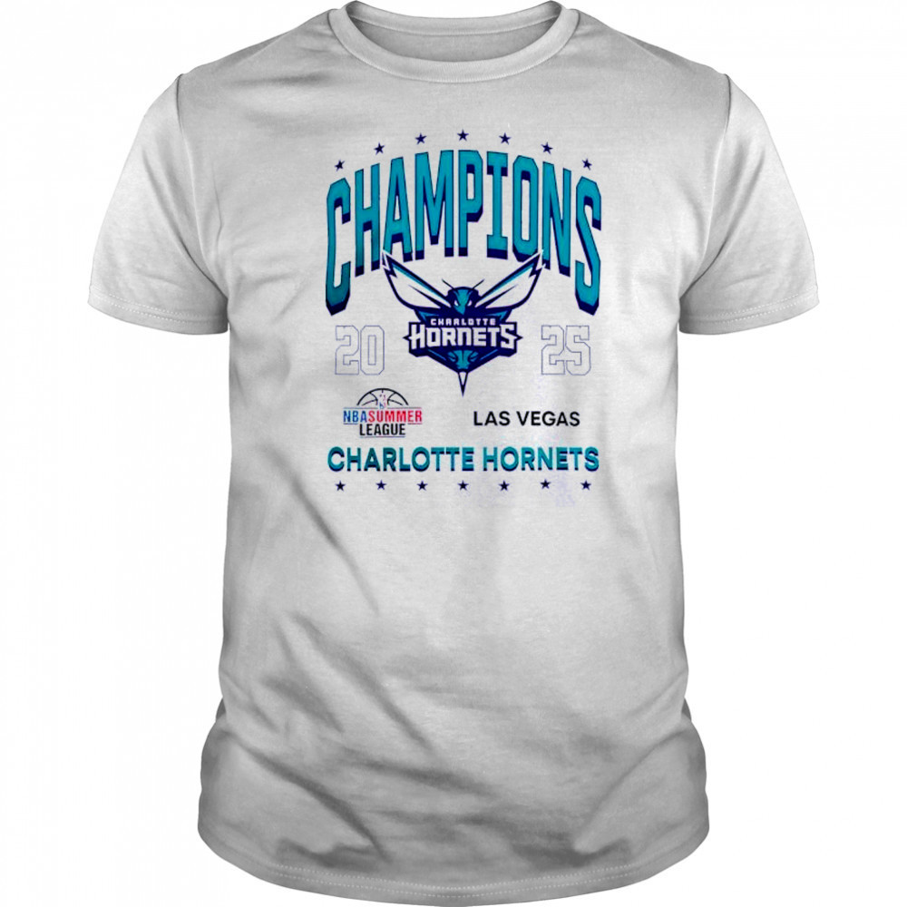 Charlotte Hornets 2025 NBA Las Vegas Summer League Champions T Shirt