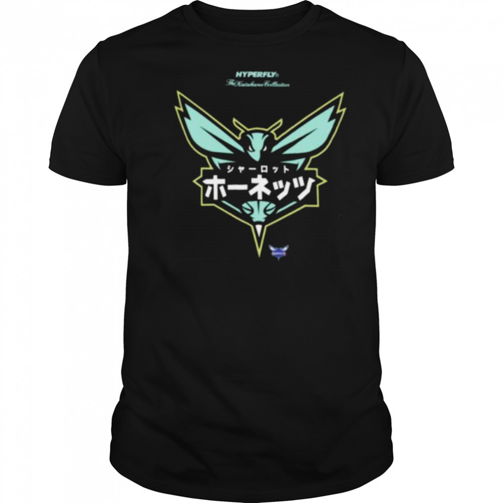 Charlotte Hornets Hyperfly Katakana X 2025 All Star Game T Shirts
