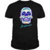 Charlotte Hornets Mitchell & Ness Hardwood Classics Sugar Skull Hometown Shirt