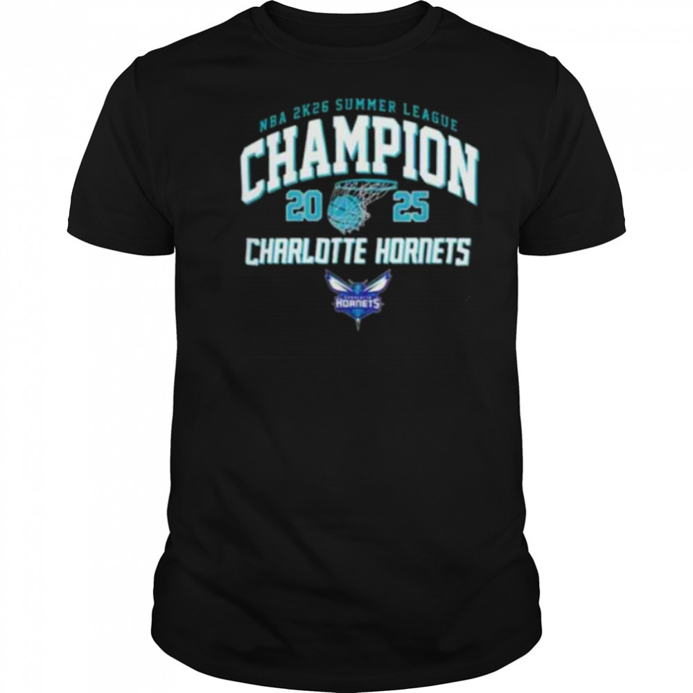 Charlotte Hornets NBA 2k26 Summer League 2025 Las Vegas Champions shirt