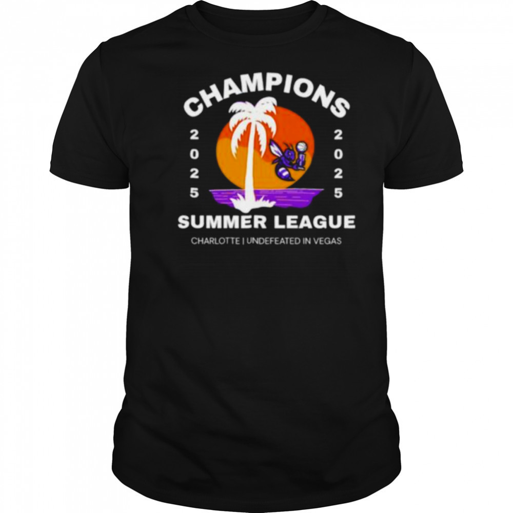 Charlotte Hornets NBA Summer League Champions 2025 shirt