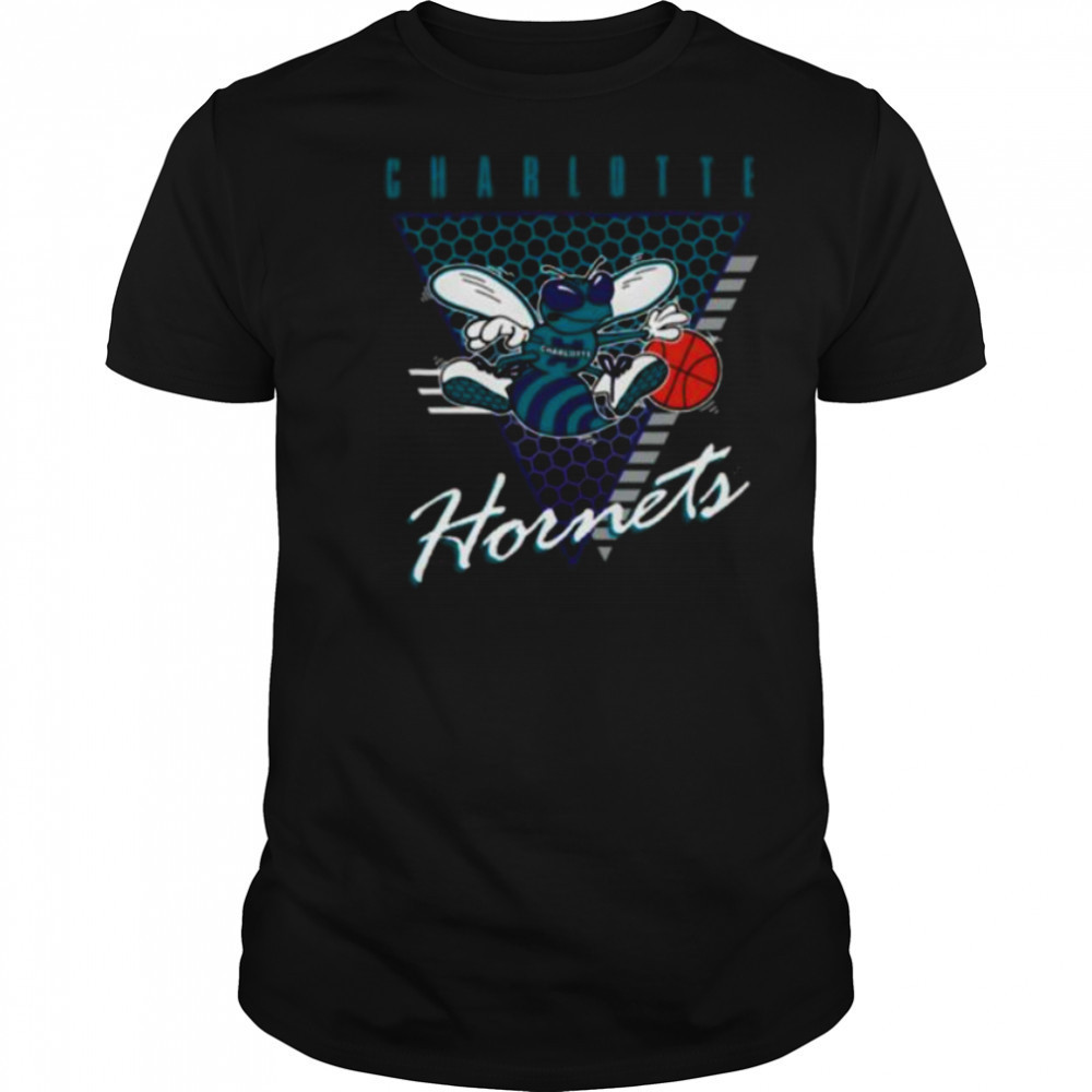 Charlotte Hornets Retro Triangle Logo Shirt