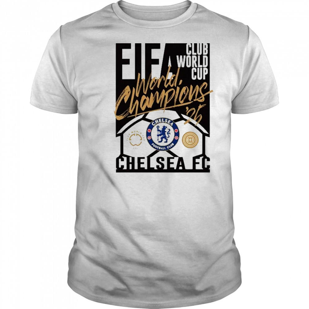 Chelsea Sportiqe 2025 FIFA Club World Cup Champions T-Shirt