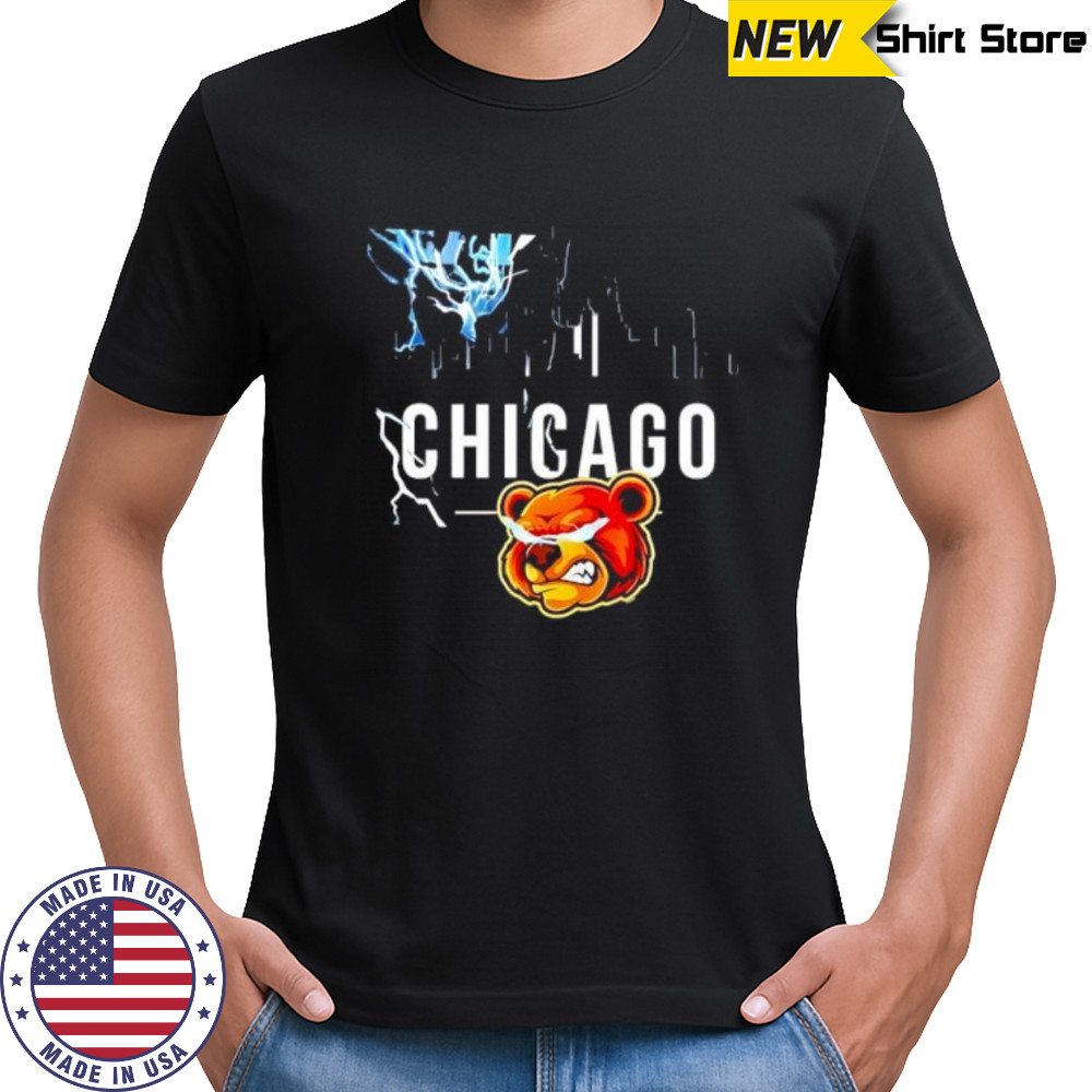 Chicago Bears Skyline town show shirt