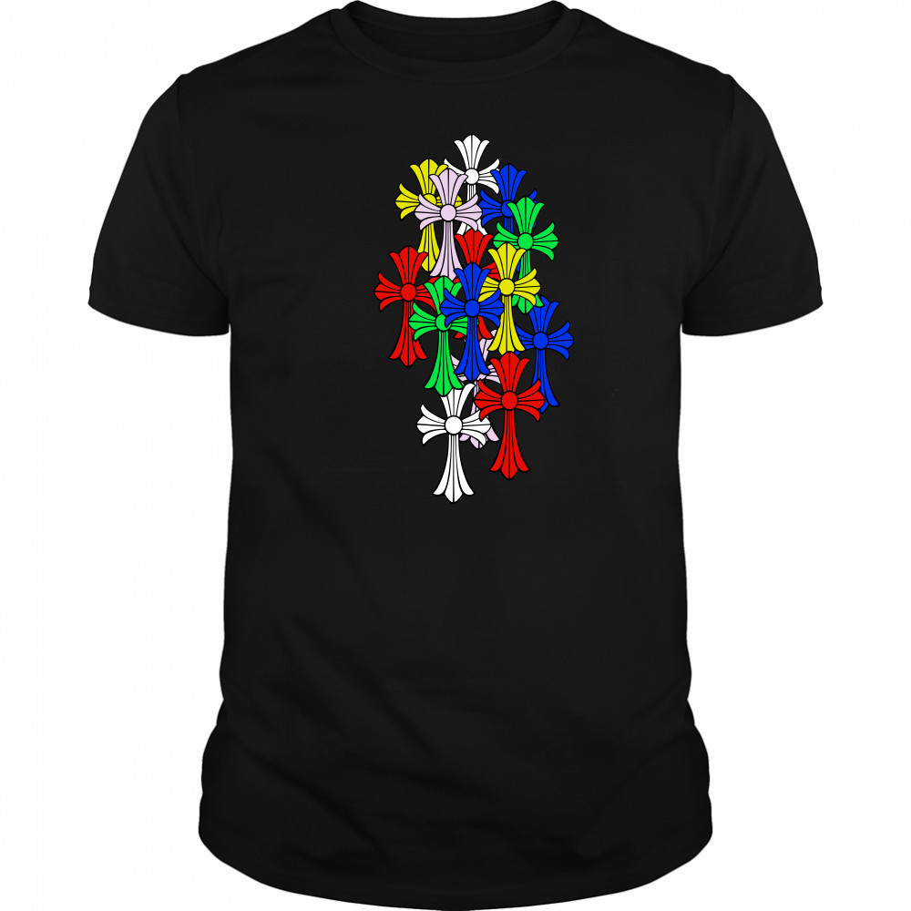 Chrome hearts multI color cross T-shirt