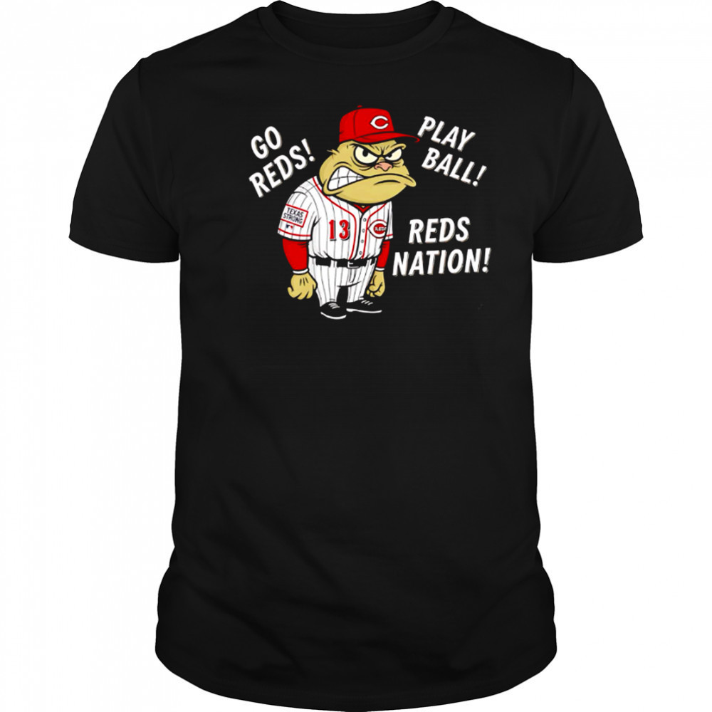 Cincinnati Reds Frog go reds play ball reds nation shirt