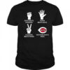 Cincinnati Reds rock beats scissors paper beats rock scissors beats paper nothing beats Reds shirt