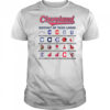 Cleveland baseball history of team logos shirt