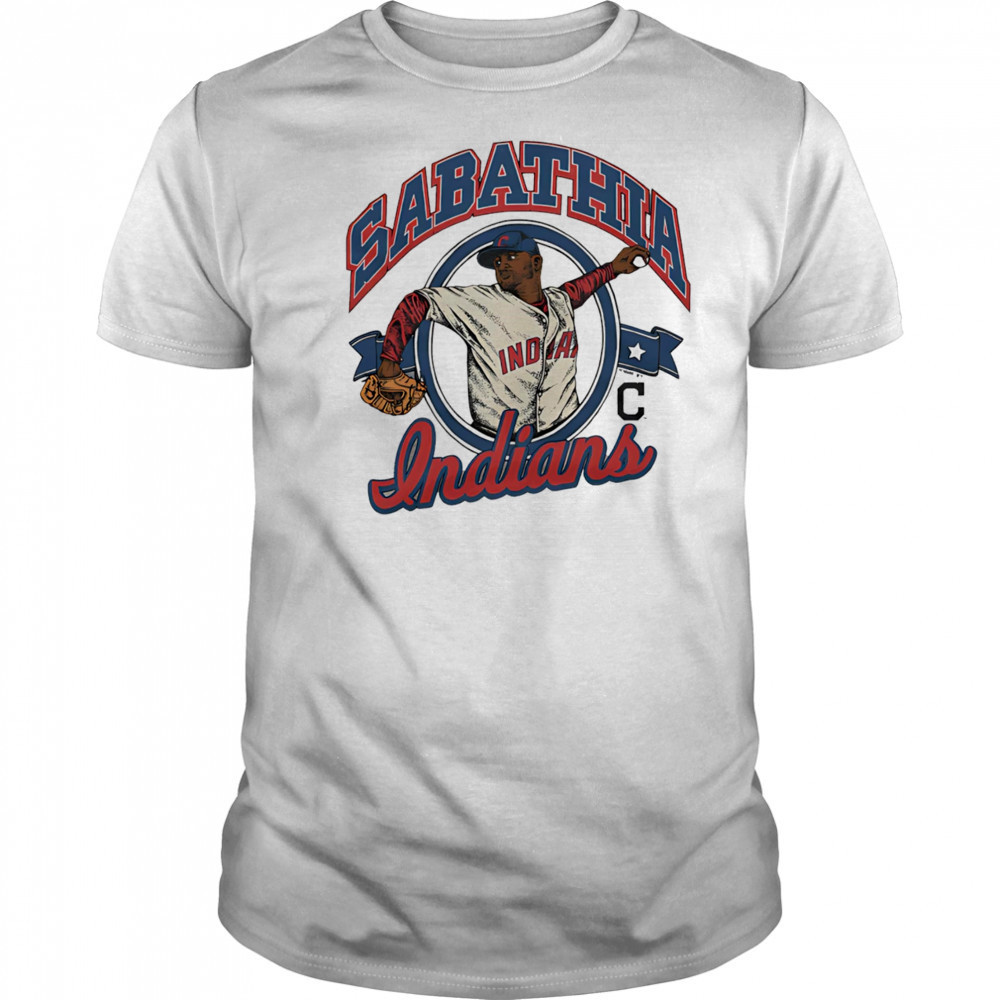 Cleveland Indians CC Sabathia cartoon shirt