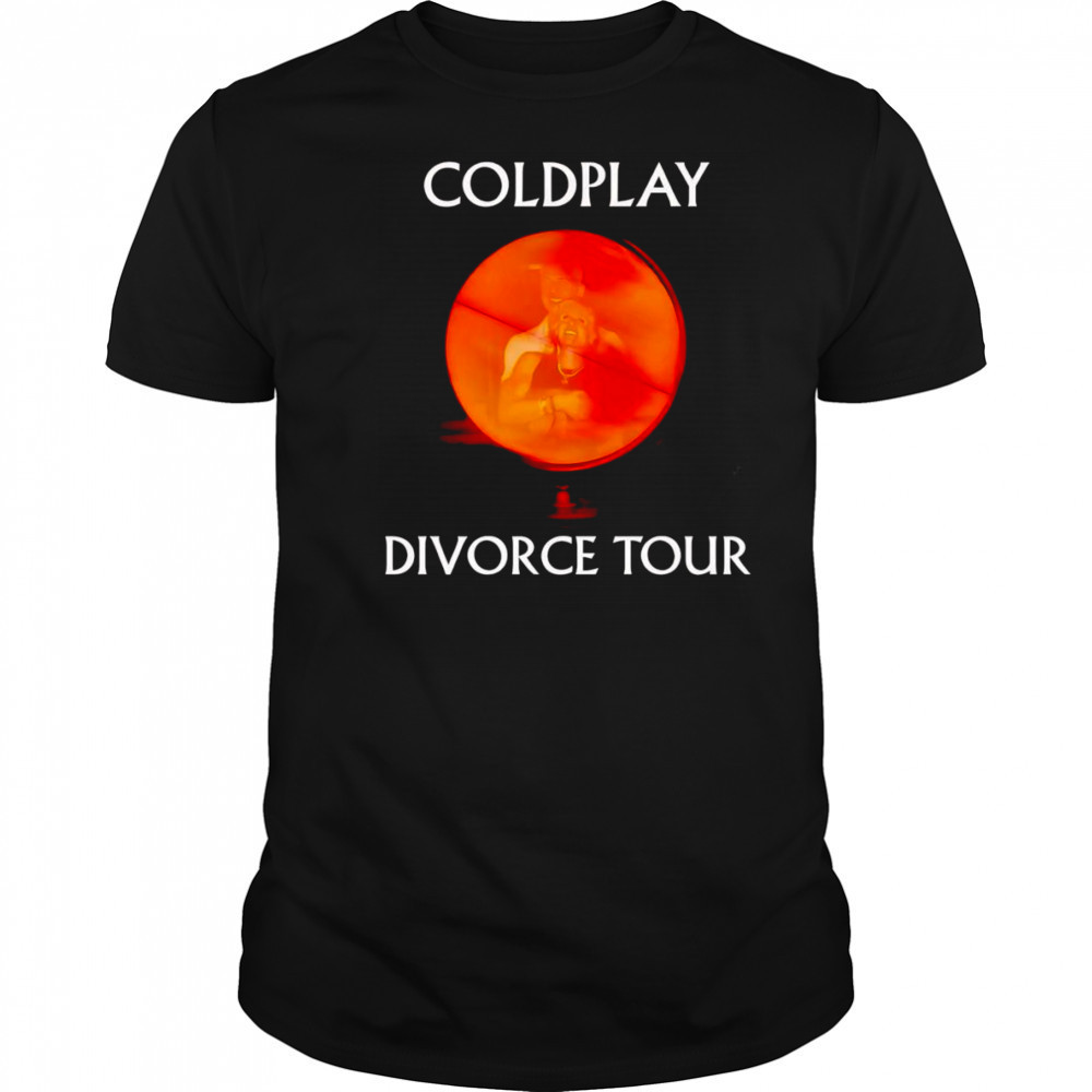 Coldplay Divorce Tour shirt