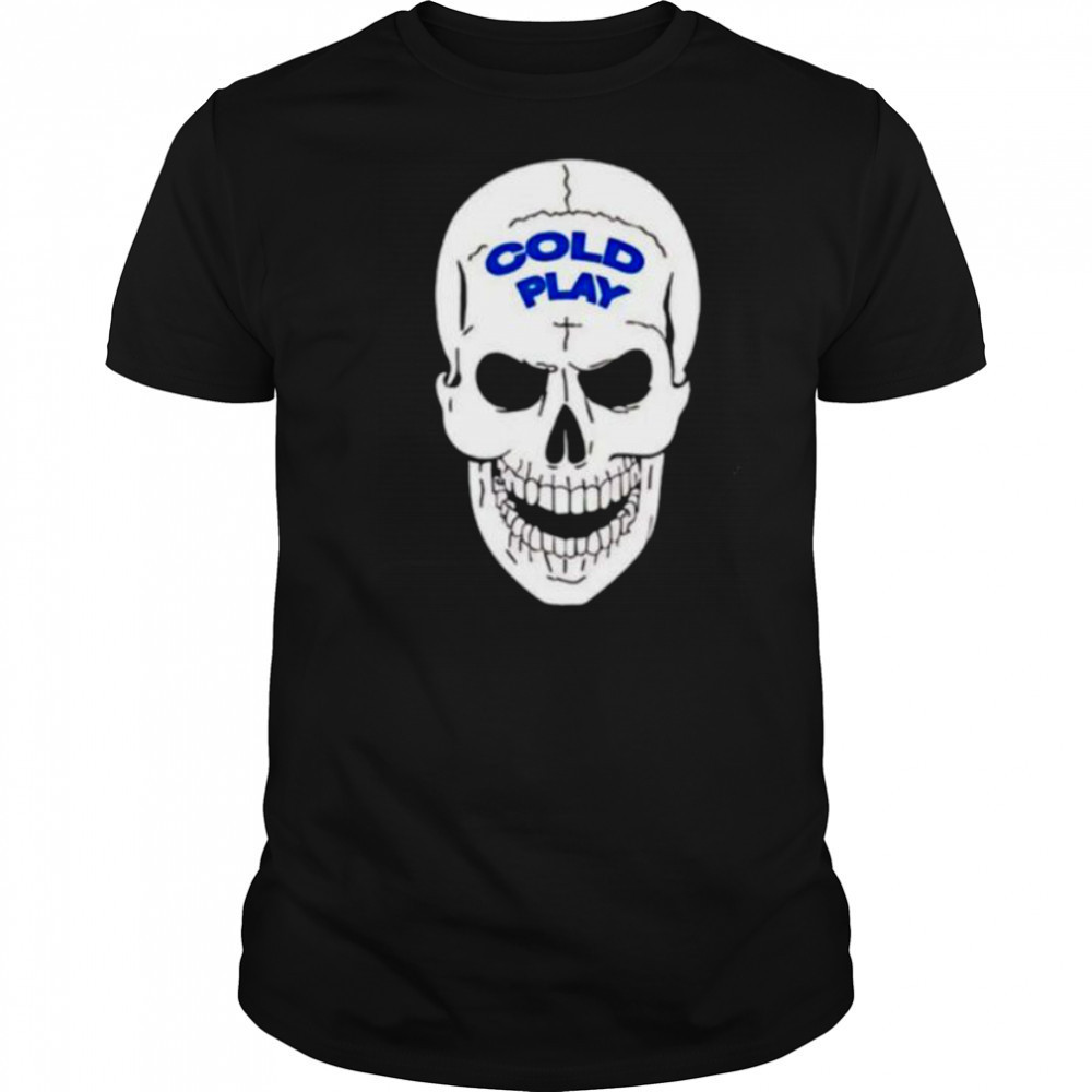 Coldplay skull astronomy shirt
