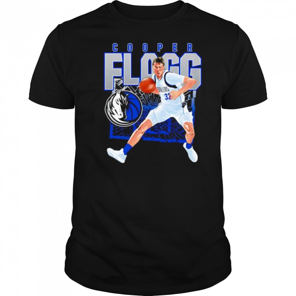 Cooper Flagg Dallas Mavericks Shattered shirt