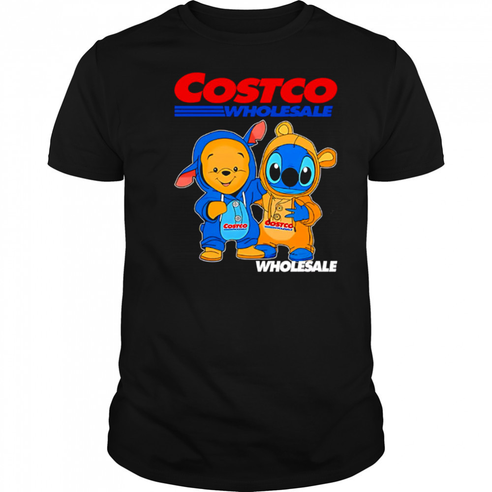 Costco wholesale pooh and stitch friends shirt