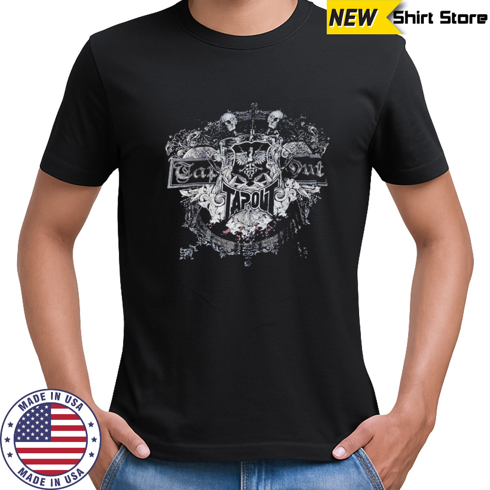 Couple skeletons Tap out tapout shirt