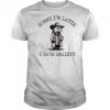 Cowboy Opossum sorry I’m latte I have anxiety shirt