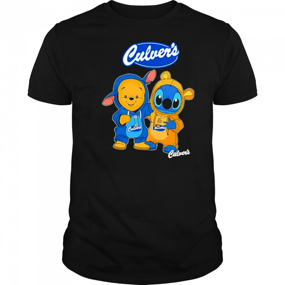 Culver’s pooh and stitch friends shirt