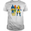 Cyclops and Wolverine cheating behind Jean Grey shirt