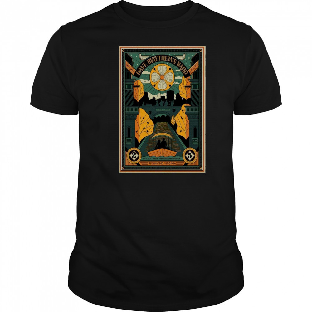 Dave Matthews Band 7-15-2025 Richmond VA Poster T-Shirt