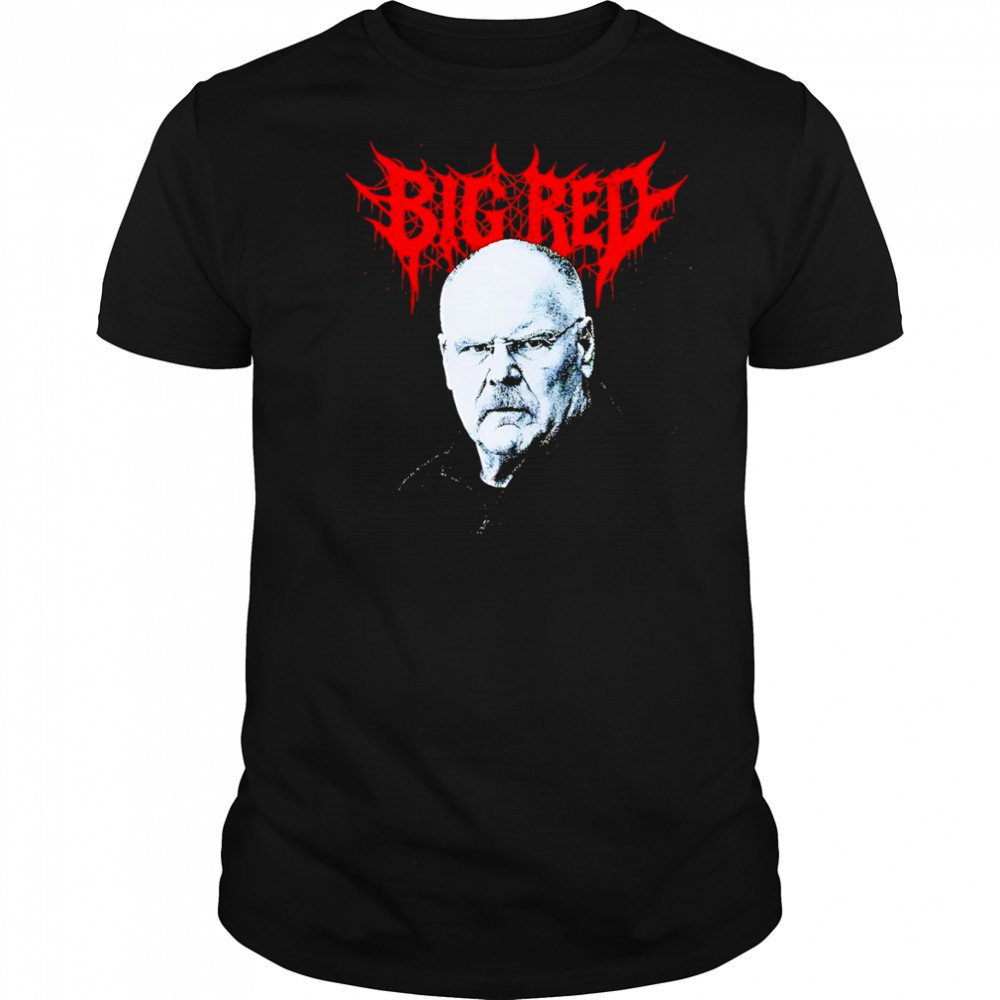 Death Metal Big Red Andy Reid Kansas City Chiefs coach NFL Football shirt