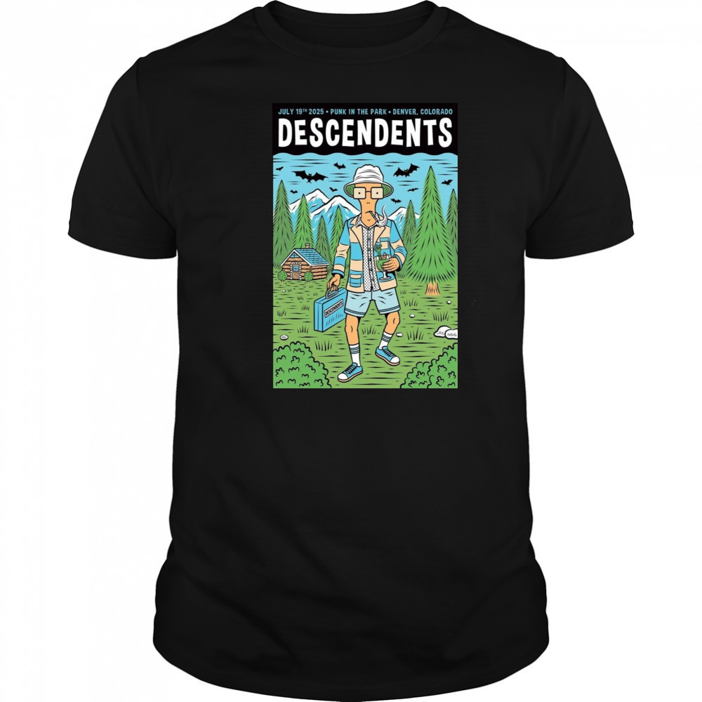 Descendents Punk In The Park July 19th 2025 Poster Shirt
