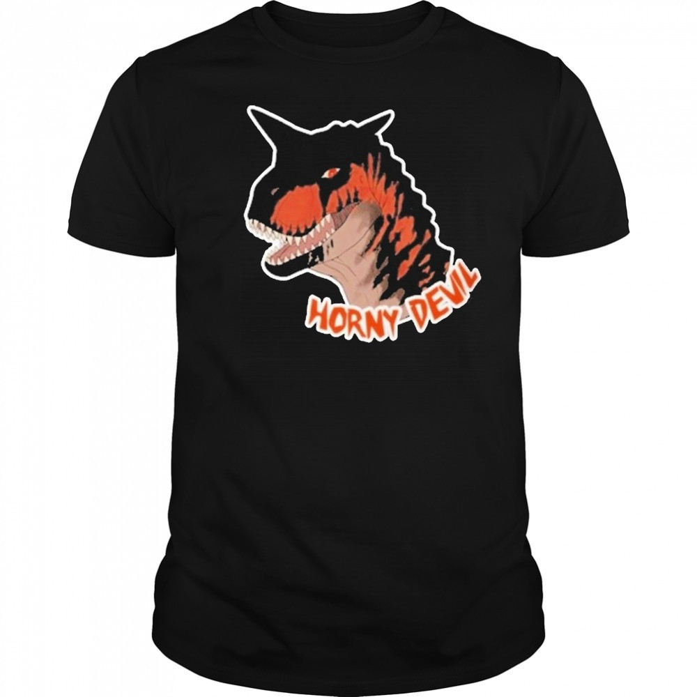 Dinosaur Carnotaurus Horny Devil T-shirt