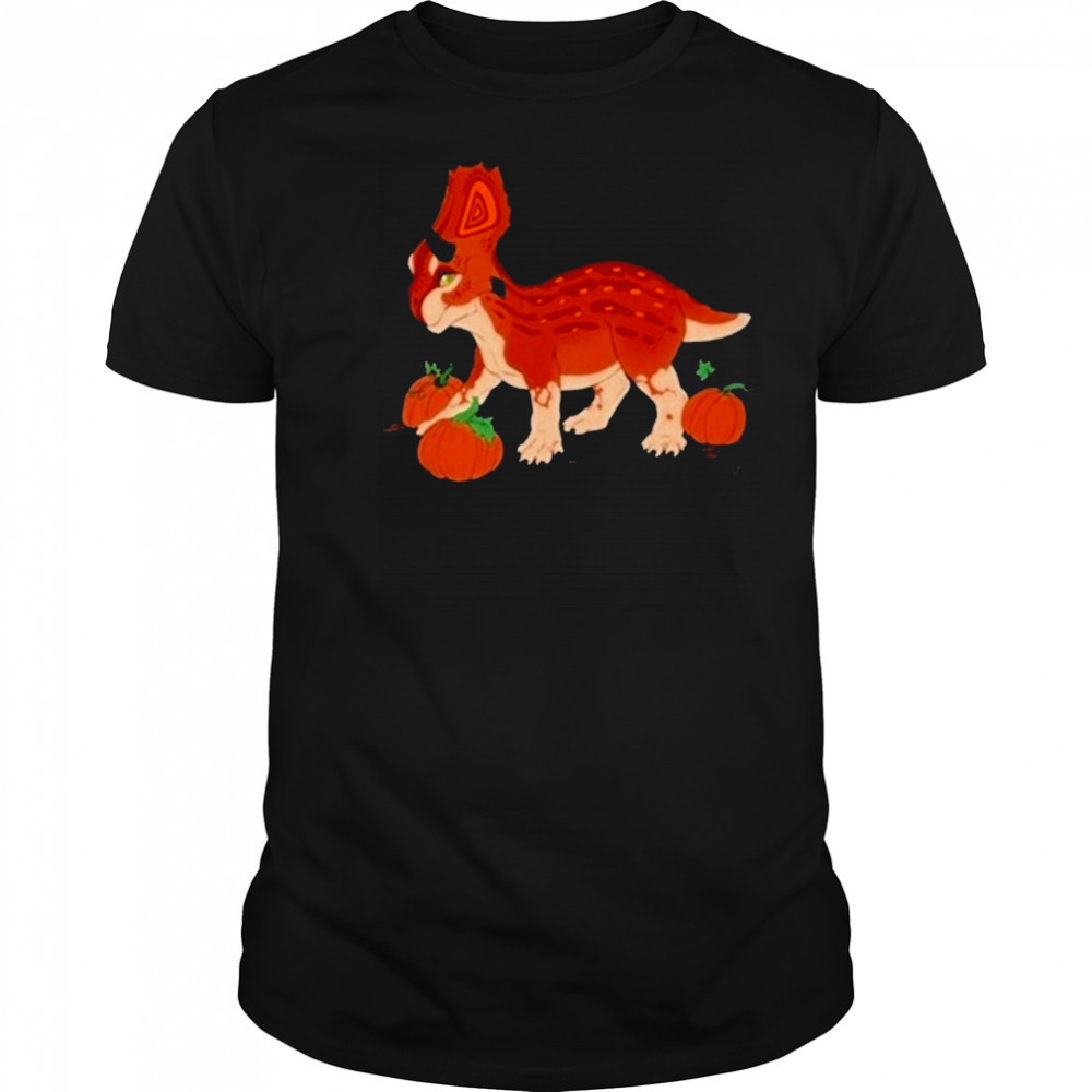 Dinosaur Diabloceratops Pumpkin T-shirt