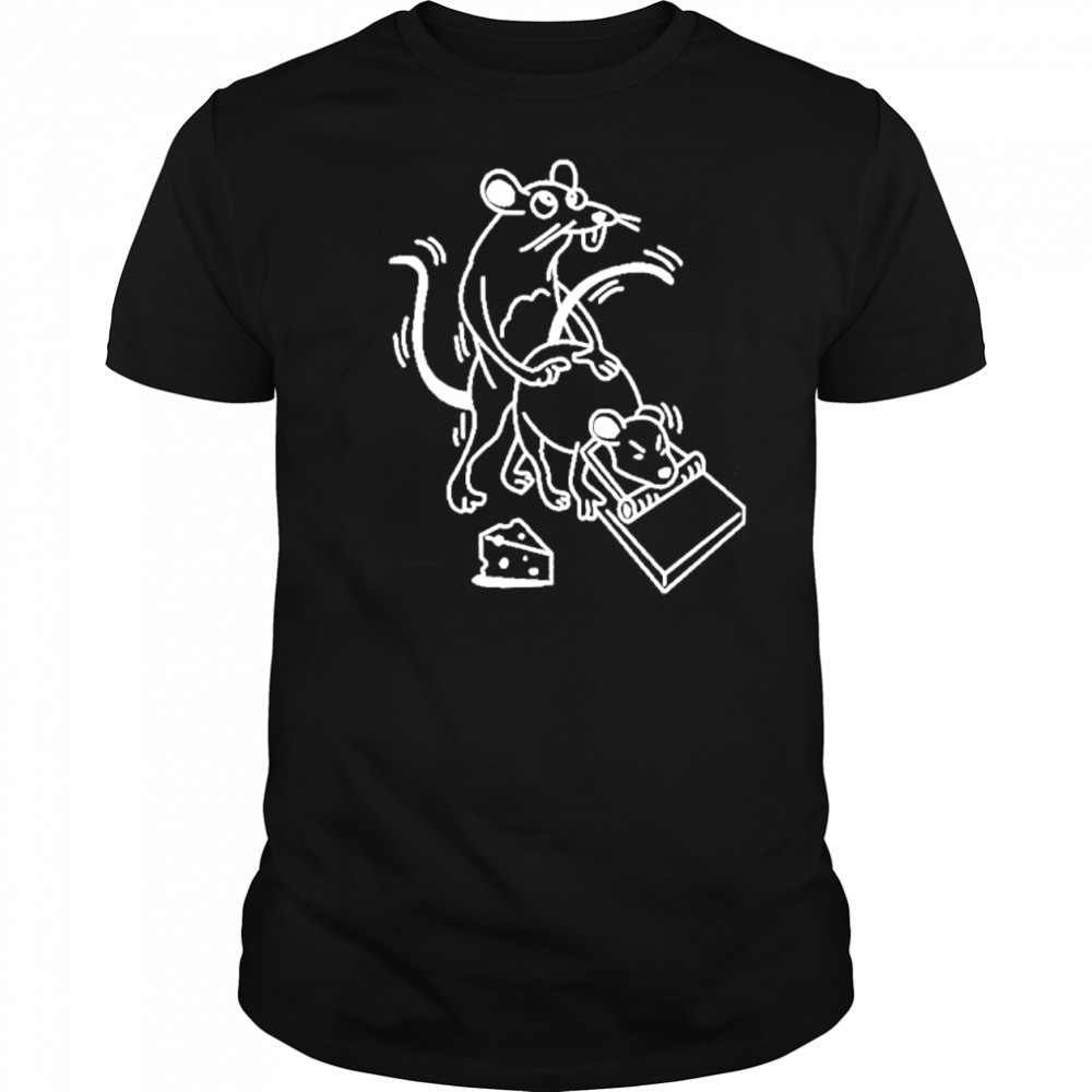 Dirty rat print shirt
