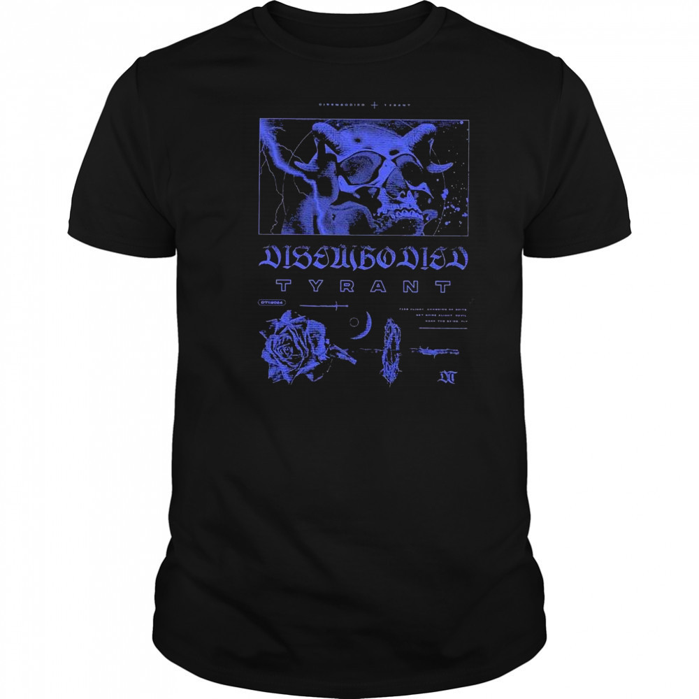 Disembodied Tyrant Purple Skull T-Shirt