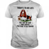Dog today’s to do list get out of bed find coffee pretend basset hound shirt