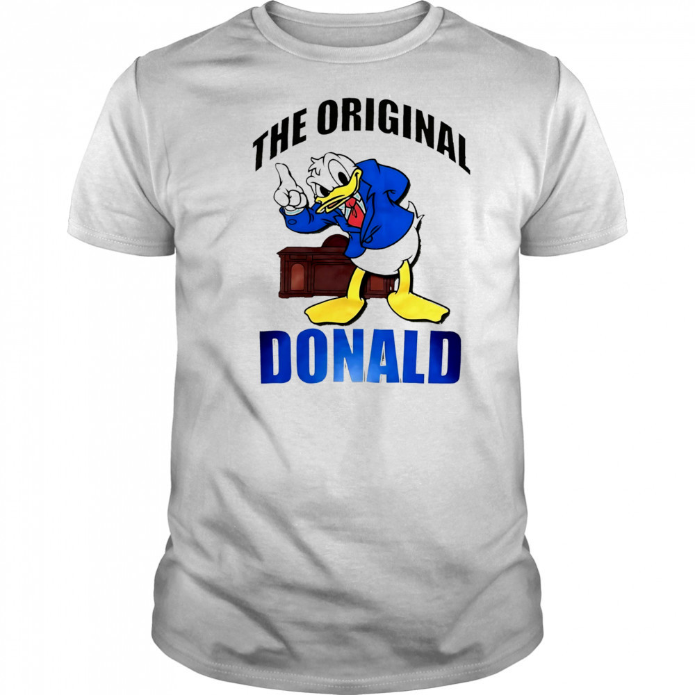 Donald Duck Beige Disney The Original Donald cartoon shirt