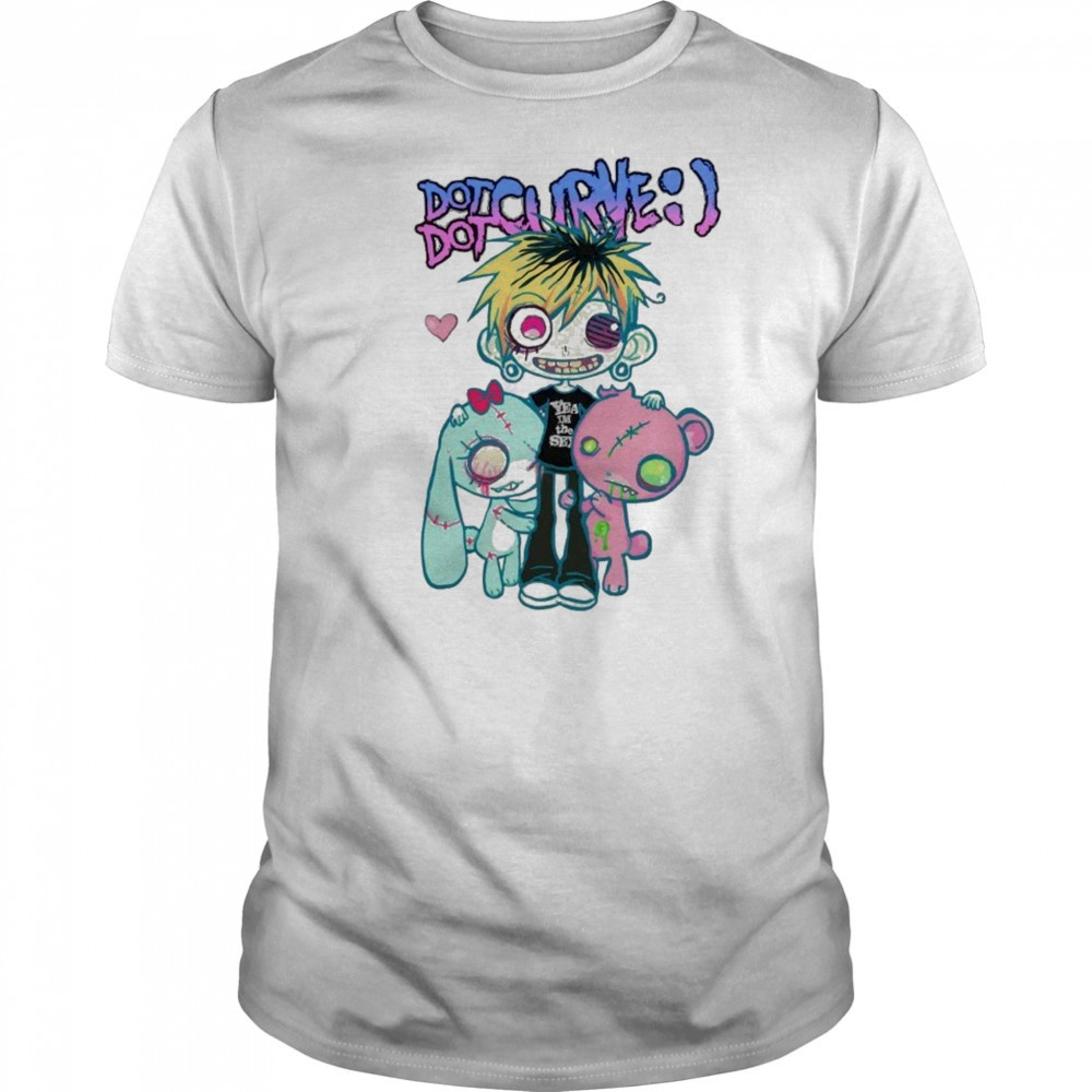 Dot Dot Curve Smiley T-shirt