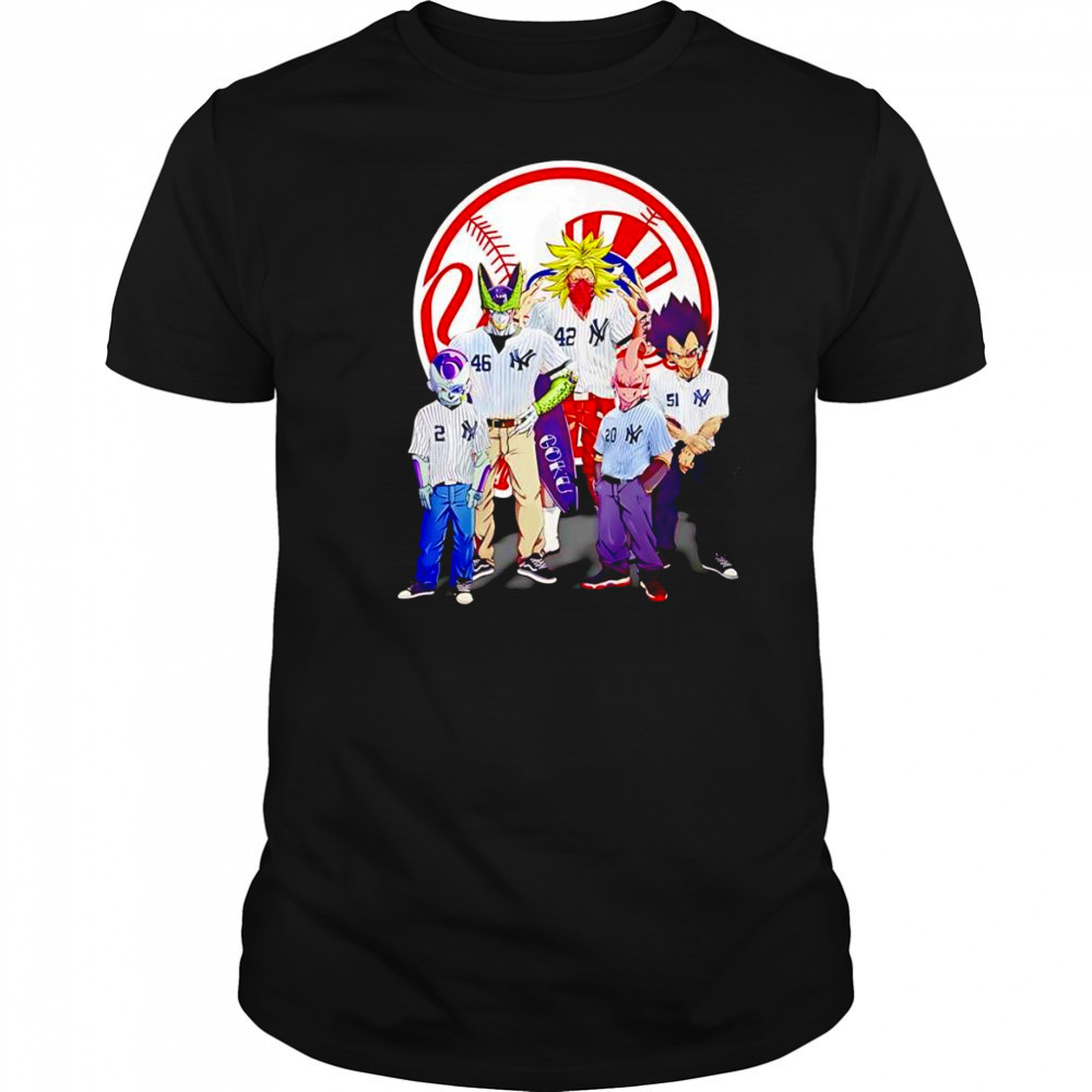 Dragon Ball villains New York Yankees shirt