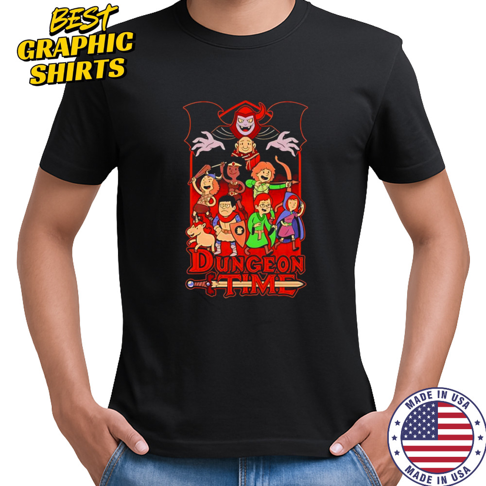 Dungeon Time Animation RPG Adventure Time shirt