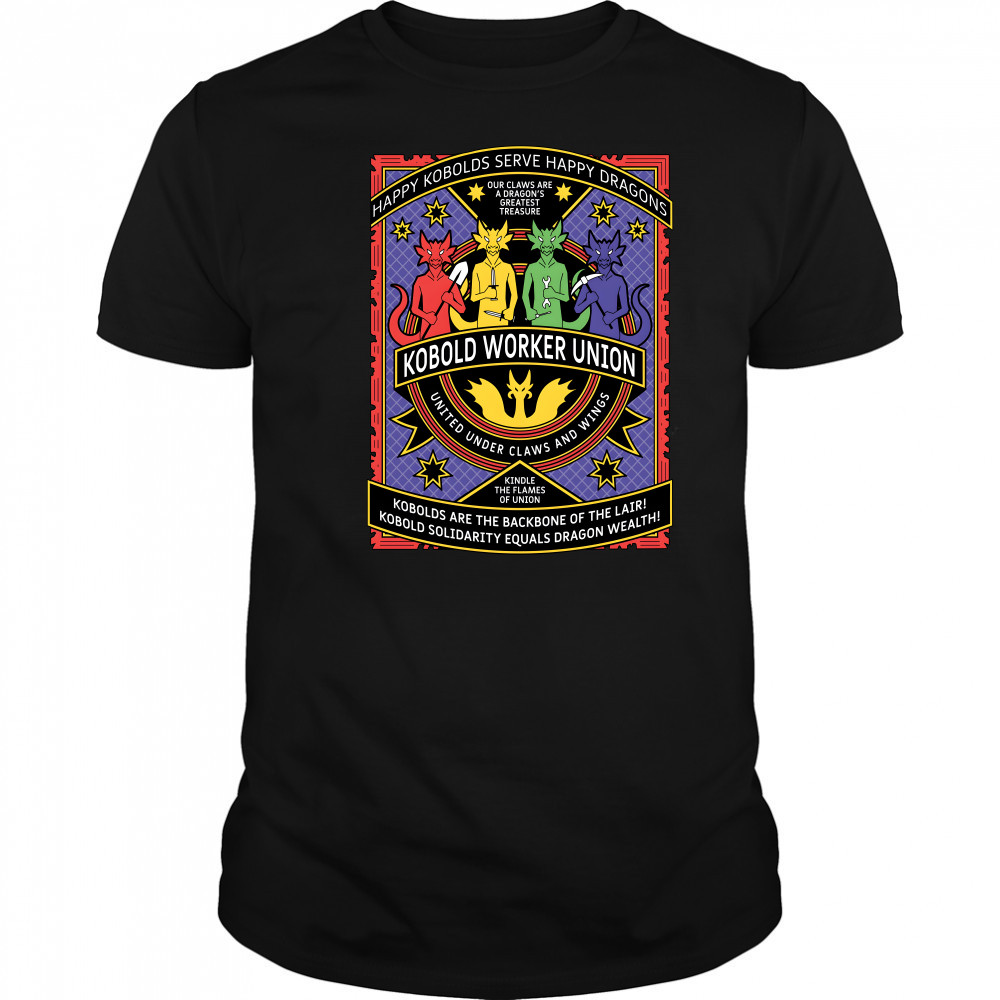 Dungeons and Dragons Kobold Worker Union shirt