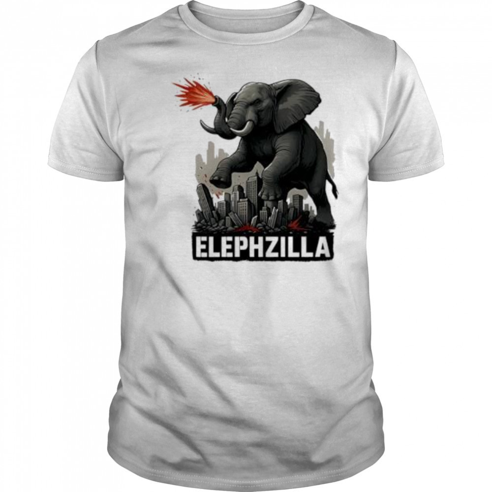 Elephent Elephzilla Parody In Action shirt