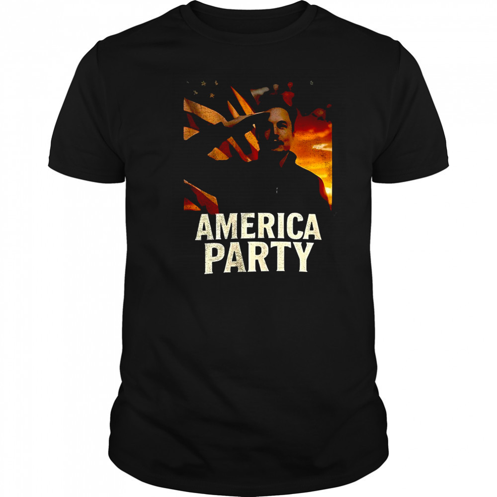 Elon Musk America Party 2025 T-Shirt