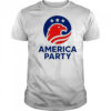 Elon Musk America Party Flag T-Shirt
