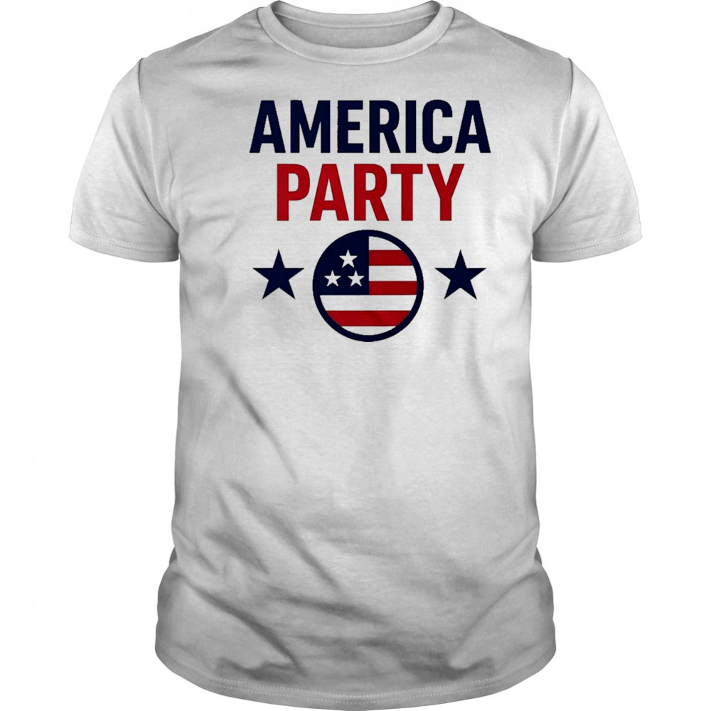 Elon Musk America Party Supporter T-Shirt