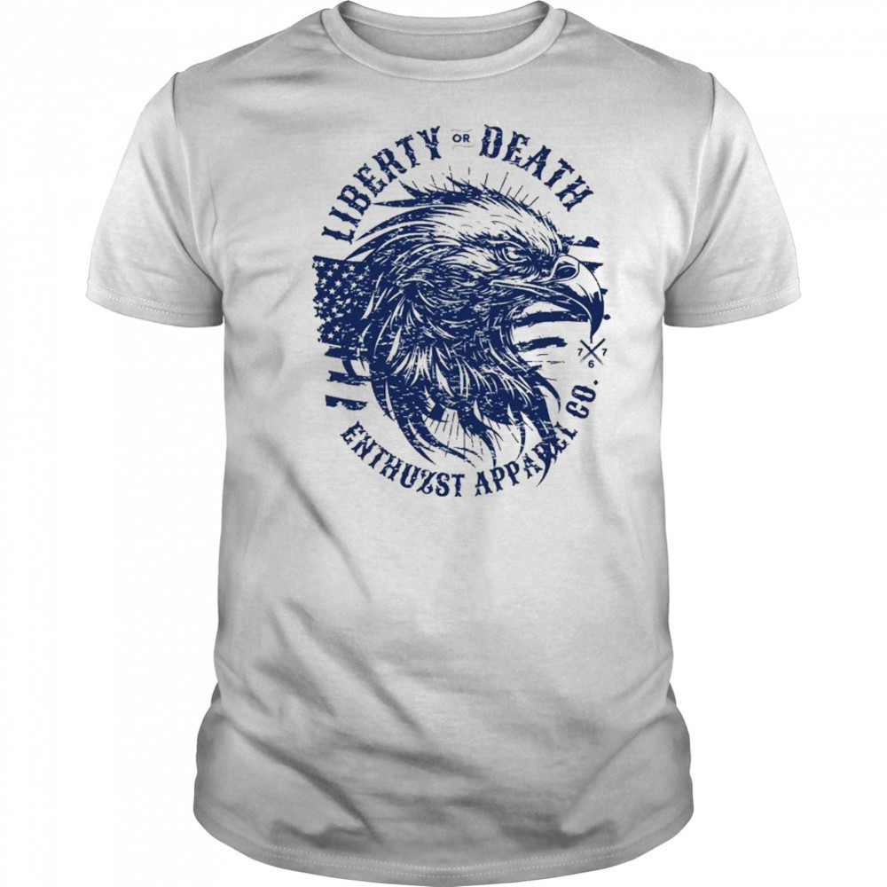 Enthuzst Liberty Or Death Eagle T-shirt