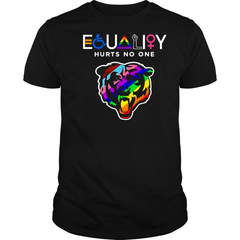 Equality hurts no one Chicago Bears shirt