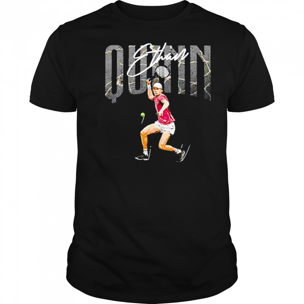 Ethan Quinn player name tennis shirt