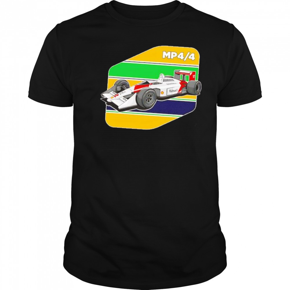 F1 Ayrton Senna McLaren MP4-4 shirt