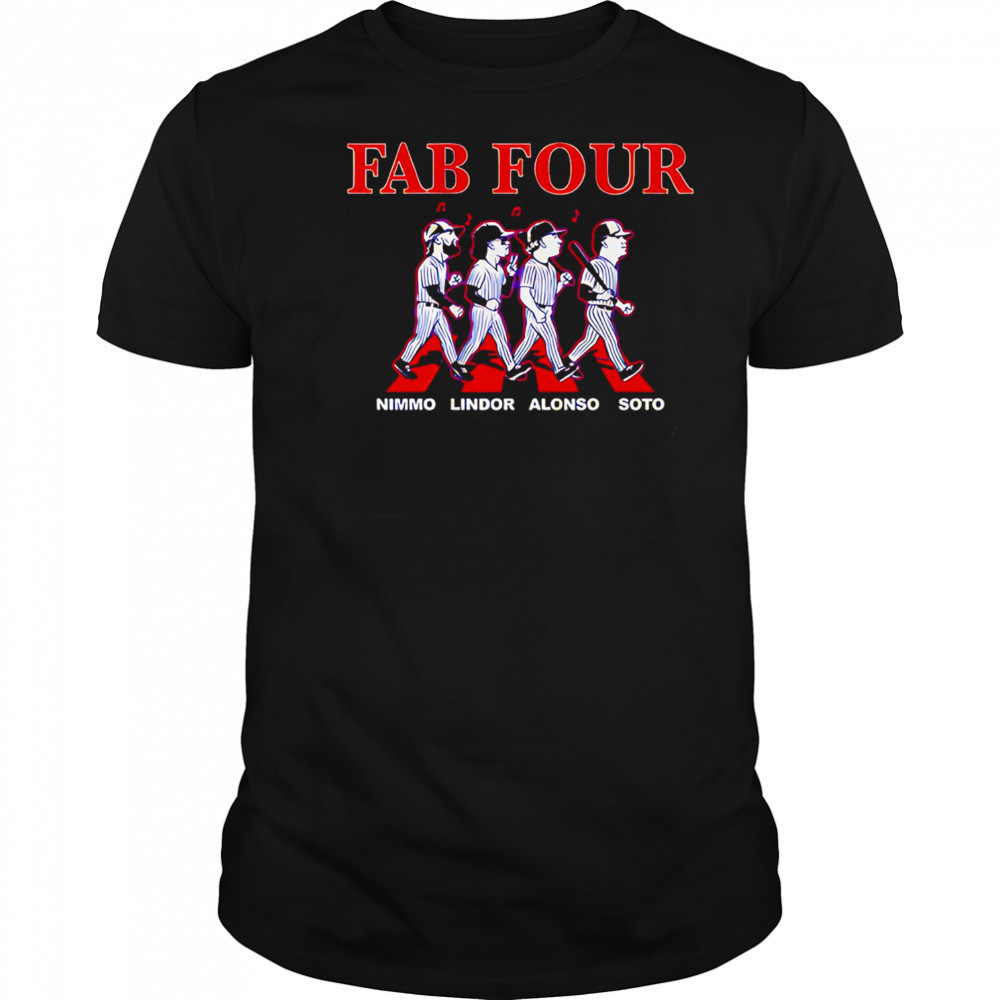 Fab Four Francisco Lindor Juan Soto Pete Alonso and Brandon Nimmo shirt