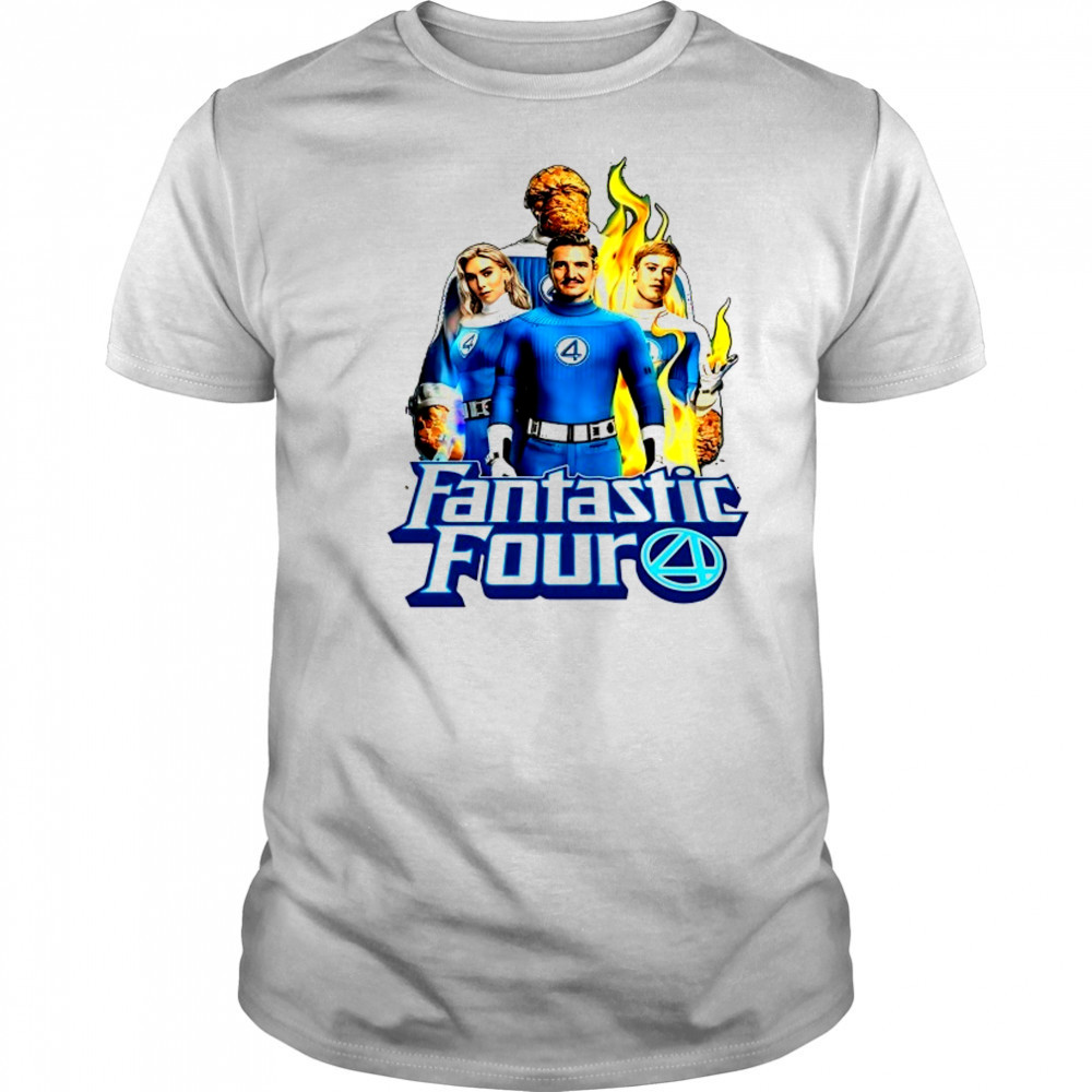 Fantastic Four 2025 movie poster shirt