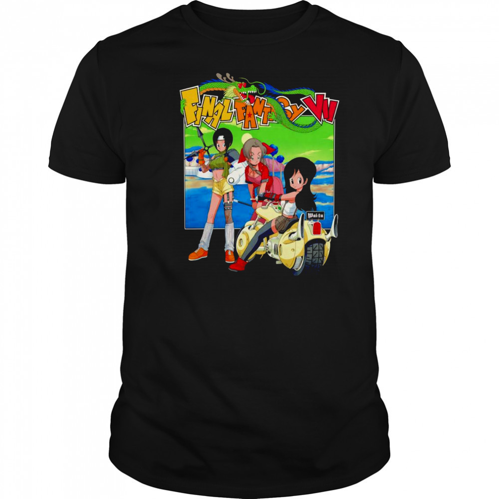 Final Fantasy VII x Dragon Ball shirt